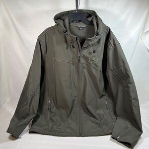 Mercedes-Benz Port Authority Hoodie Jacket Olive Green Size 2XL